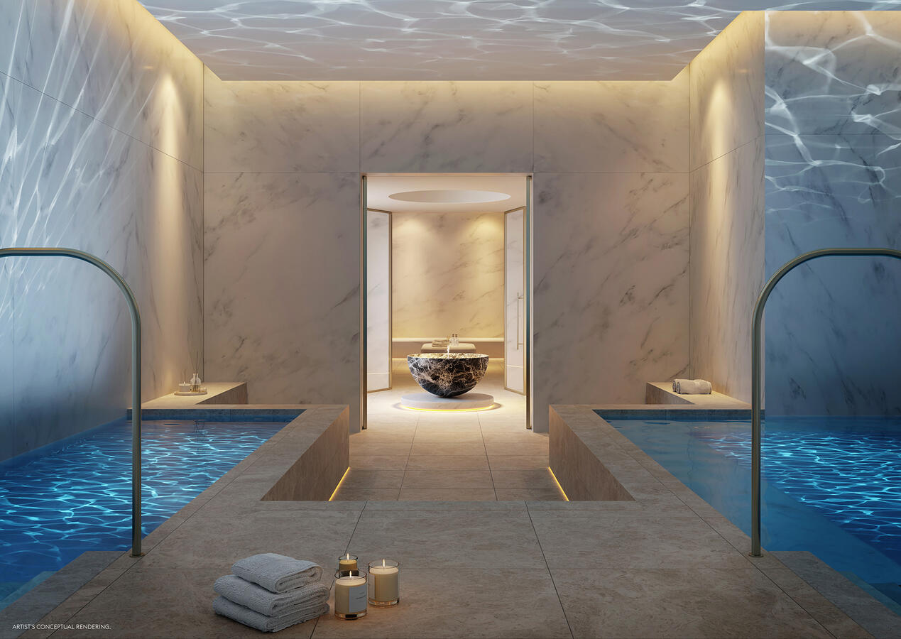 Piscinas quentes e frias