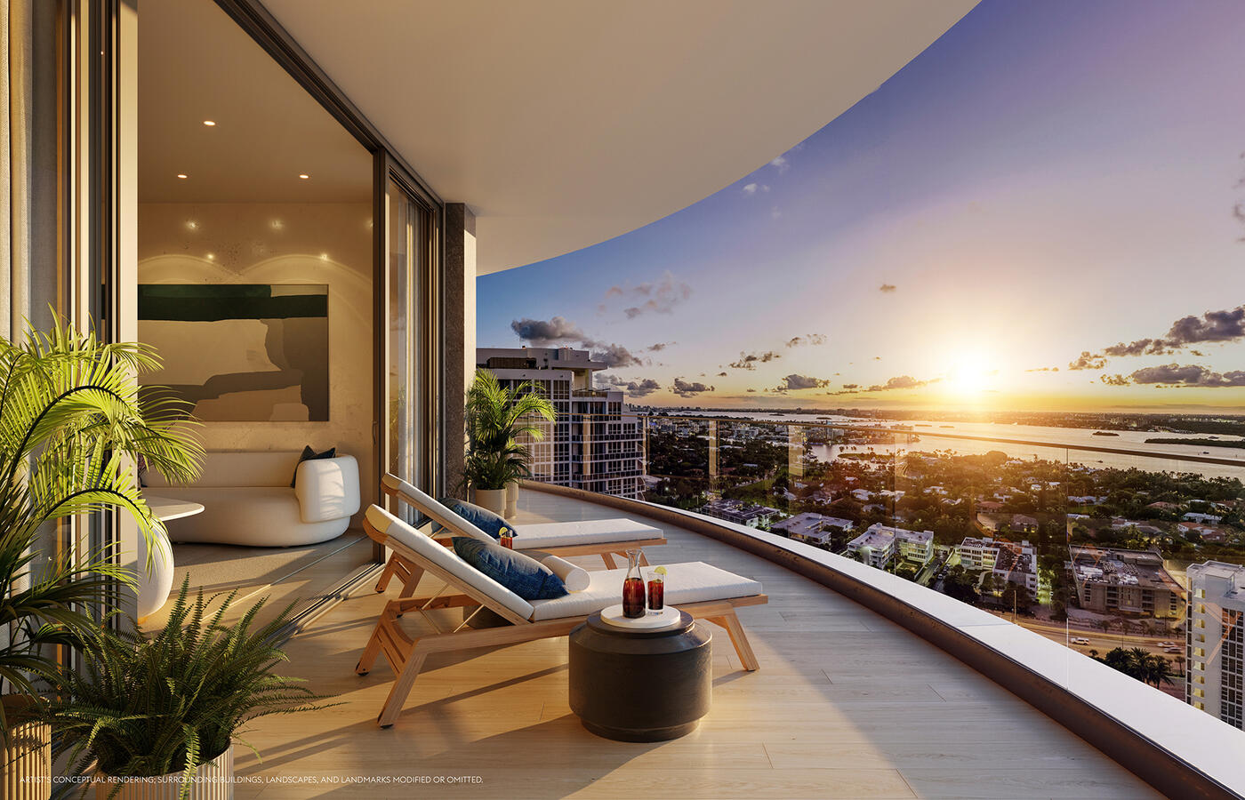 Vista do terraço oeste